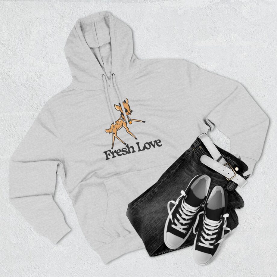 Fresh Love Bambi  Three-panel Fleece Hoodie