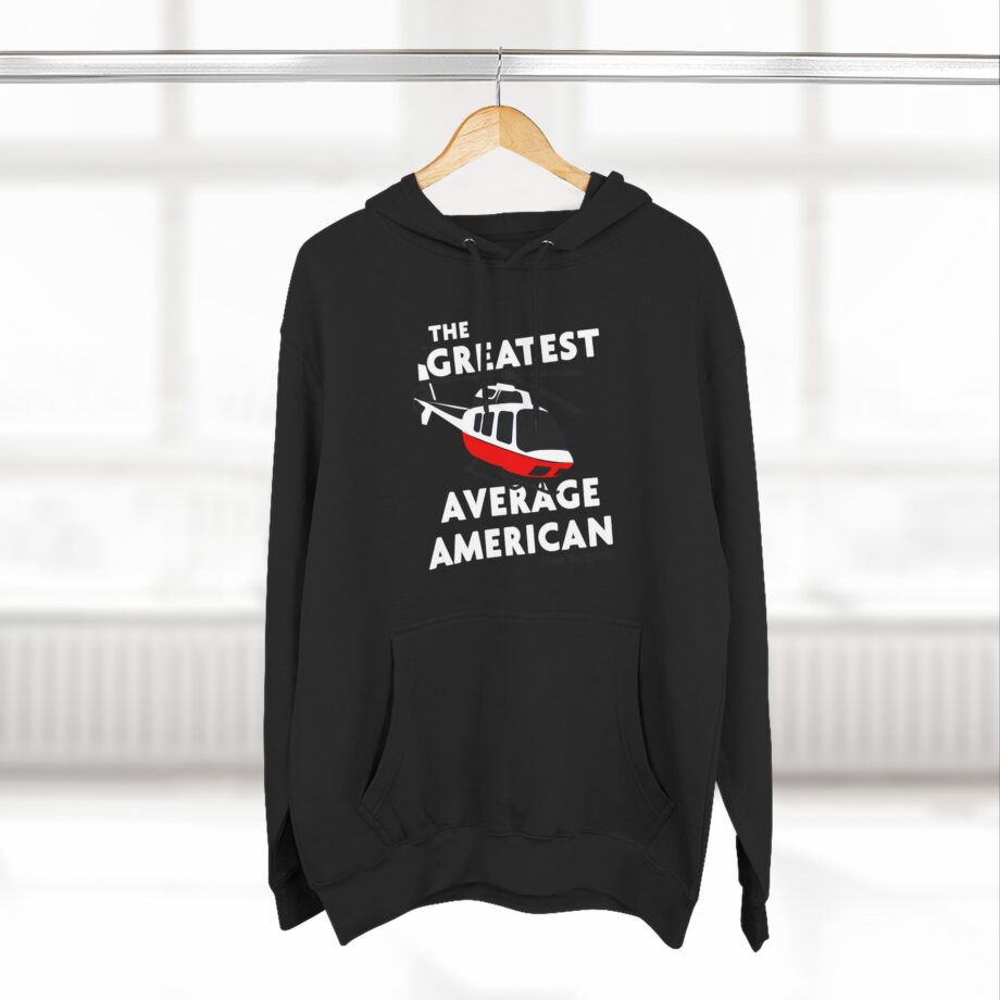 The Greatest Average American Nate Bargatze Three-panel Fleece Hoodie