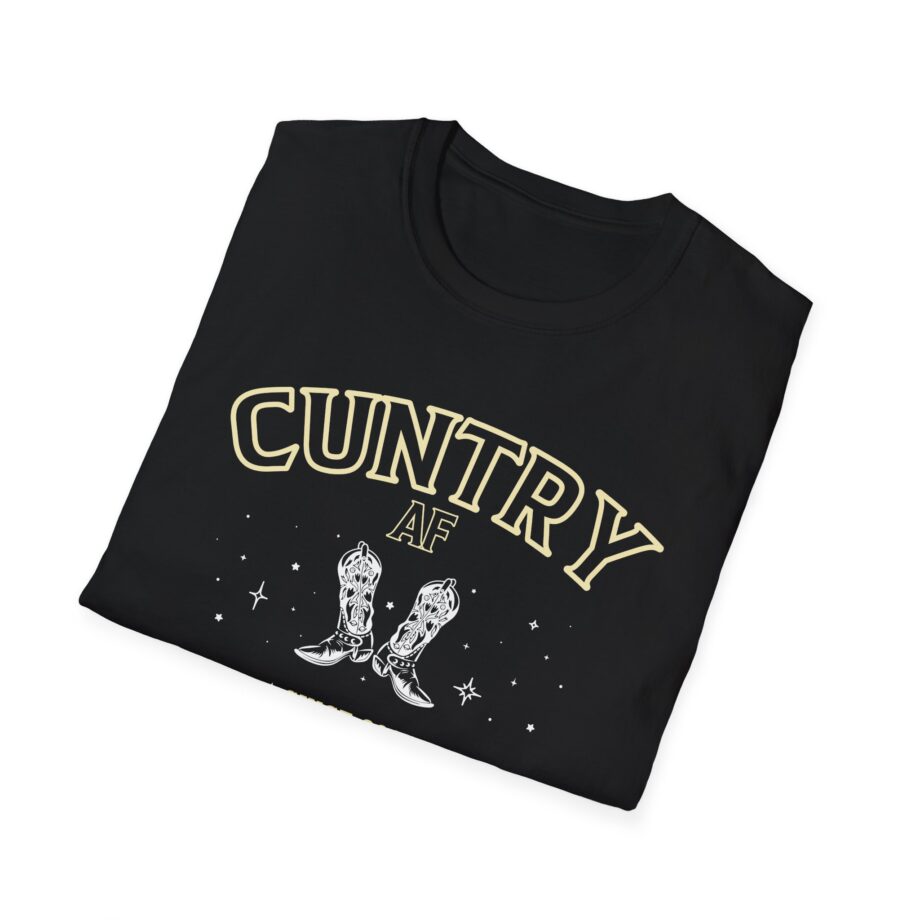 Sadie Crowell Cuntry Af Cropped Unisex Softstyle T-shirt
