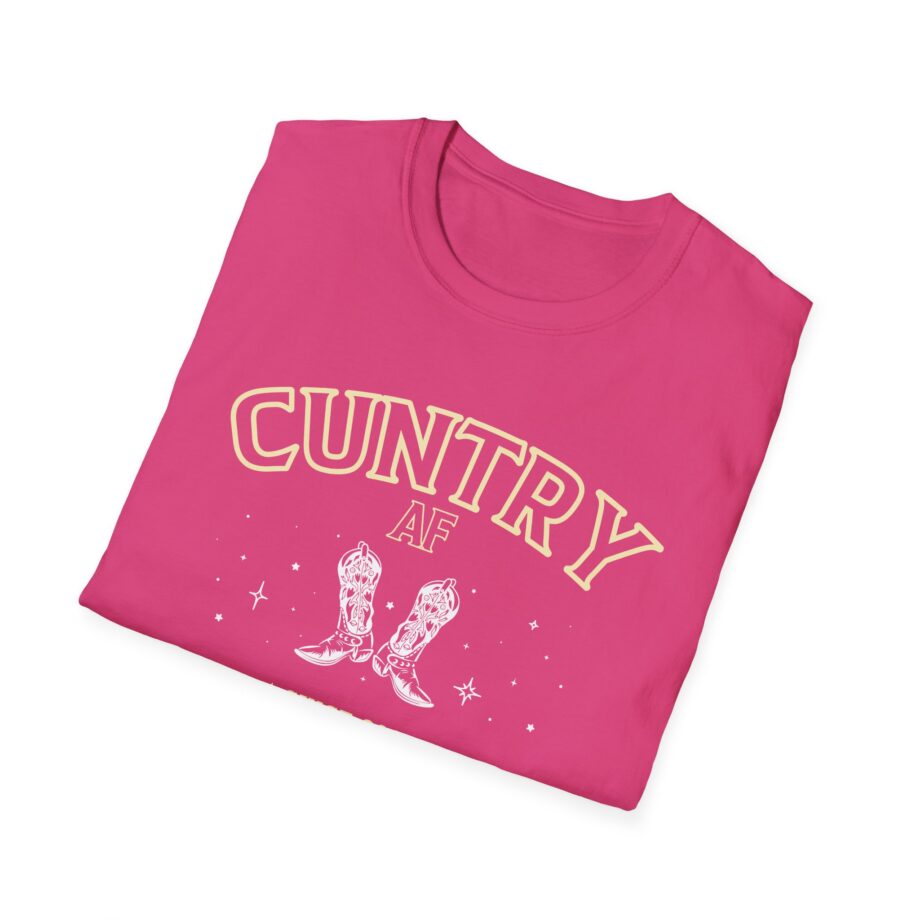 Sadie Crowell Cuntry Af Cropped Unisex Softstyle T-shirt
