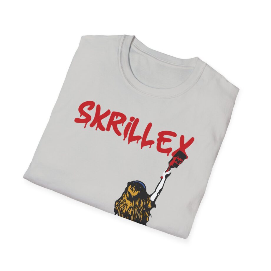 skrillex red girl Unisex Softstyle T-Shirt