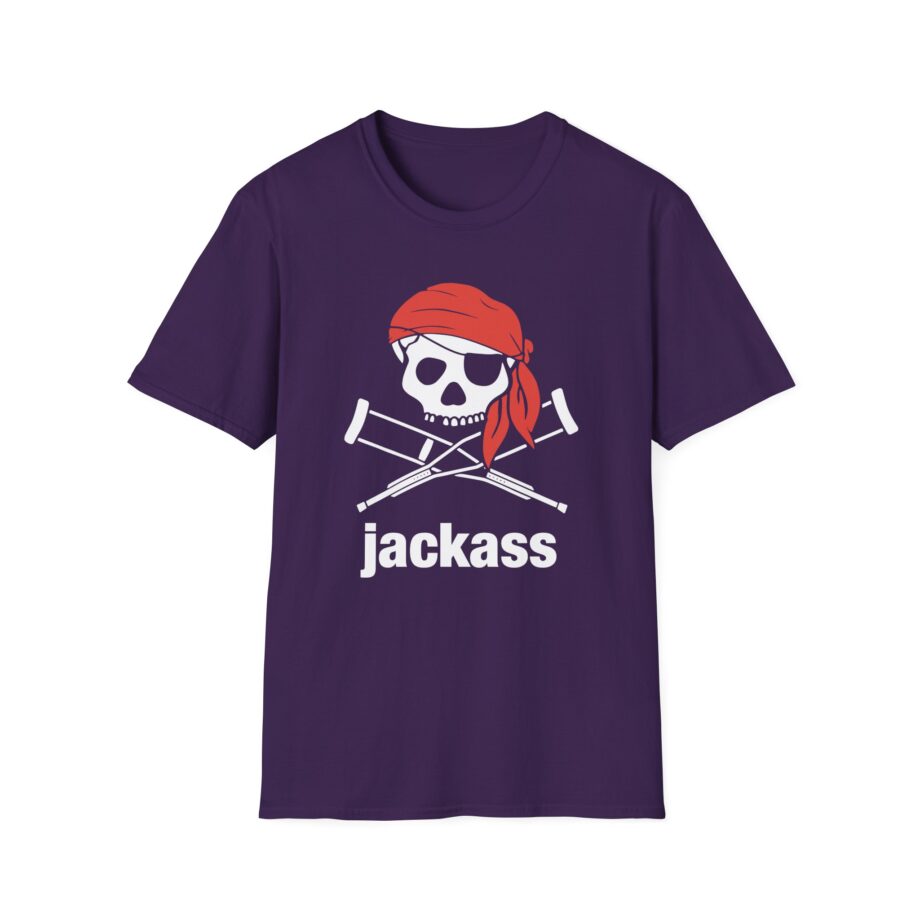 Jackass Skull and Crutches Unisex Softstyle T-Shirt