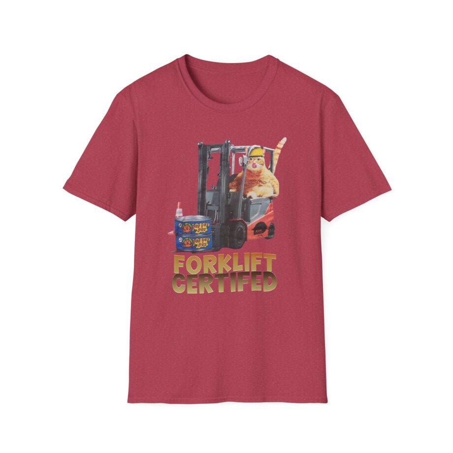 William Osman Forklift Certified Unisex Softstyle T-Shirt