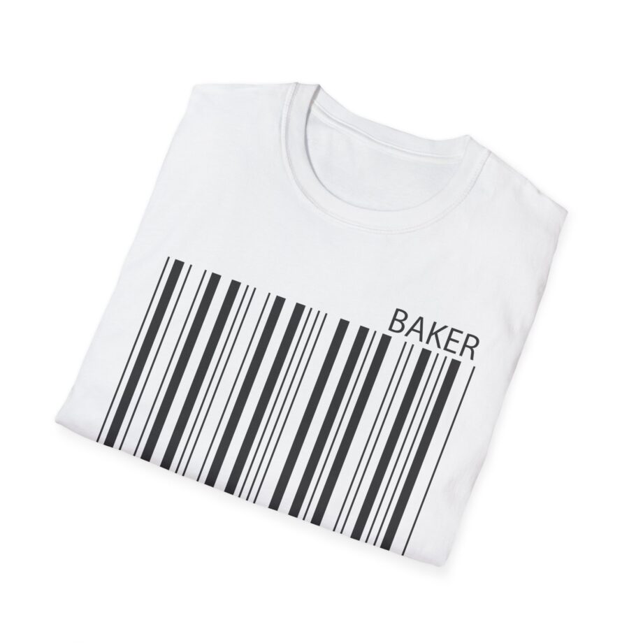 Maverick Barcode Baker Unisex Softstyle T-shirt