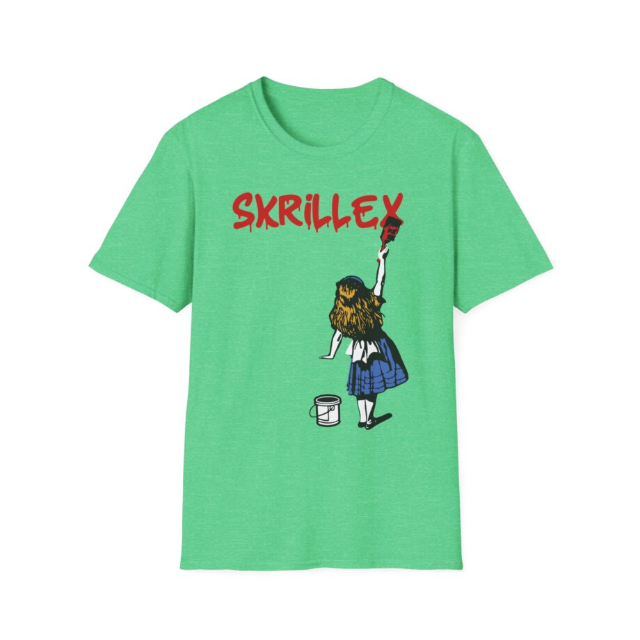 skrillex red girl Unisex Softstyle T-Shirt