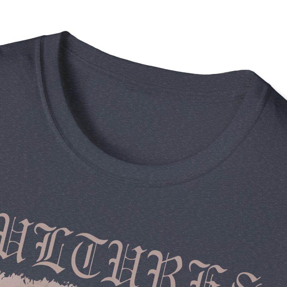 Vultures Graphic Unisex Softstyle T-Shirt - Edgy Vintage Art Tee