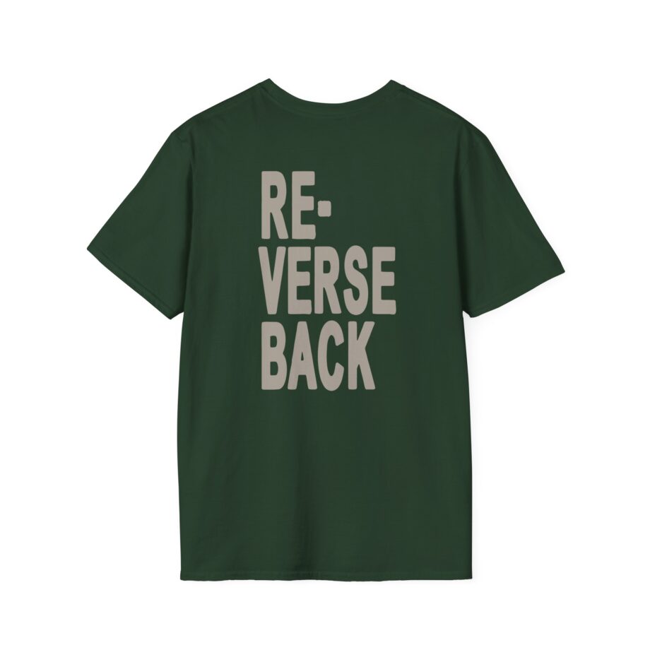 Armchair Expert Reverse Back Unisex Softstyle T-shirt