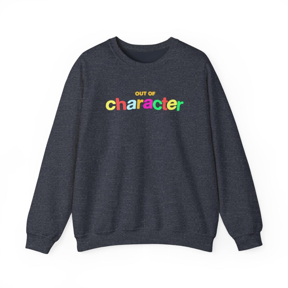 Slushy Noobz  Out Of Character Unisex Heavy Blend Crewneck Sweatshirt