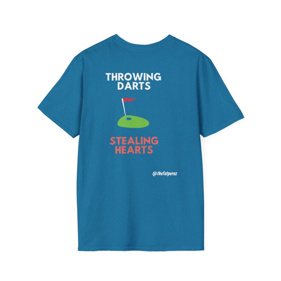 Fat Perez Throwing Darts Stealing Hearts Unisex Softstyle T-Shirt