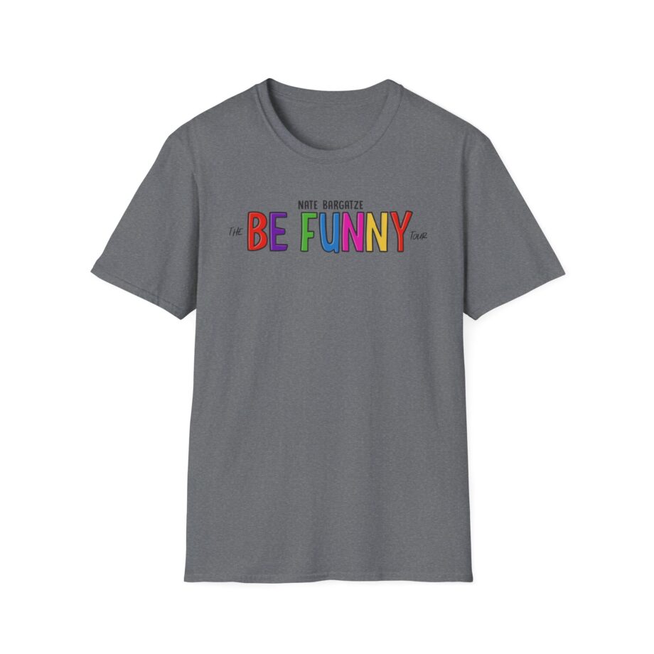 Nate Bargatze the Be Funny Tour Unisex Softstyle T-Shirt