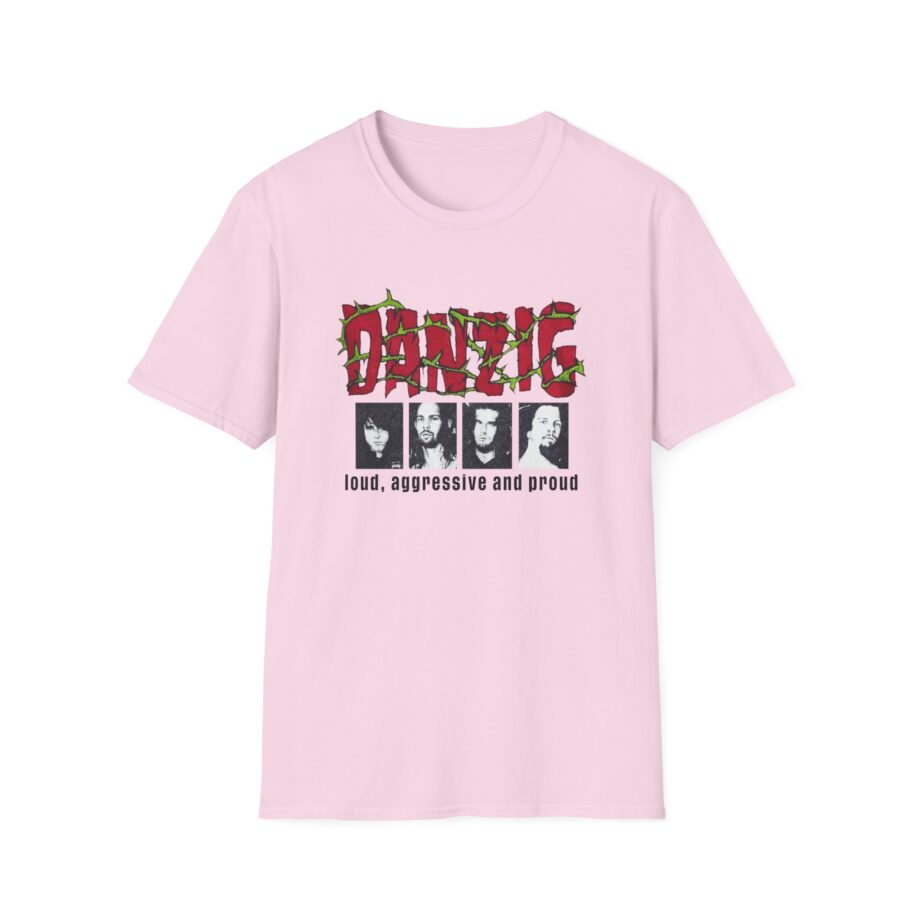 Danzig Loud Aggressive and Proud Unisex Softstyle T-Shirt