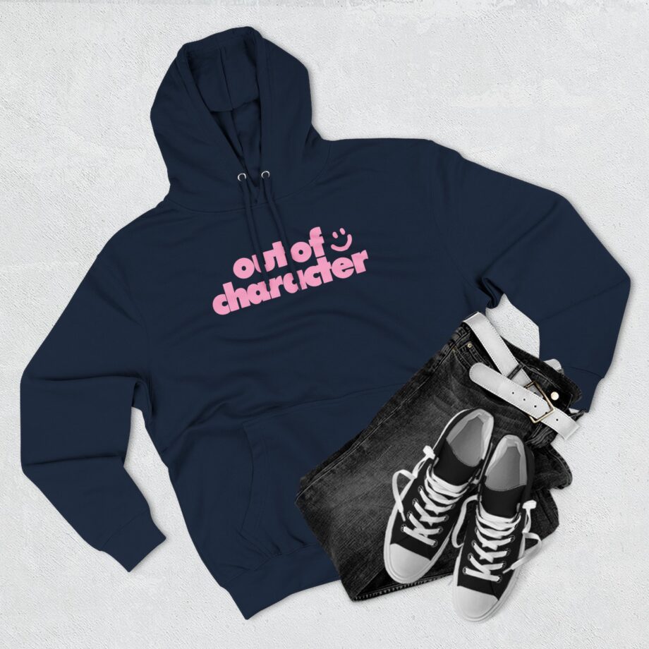 Slushy Noobz  Out Of Character Three-panel Fleece Hoodie