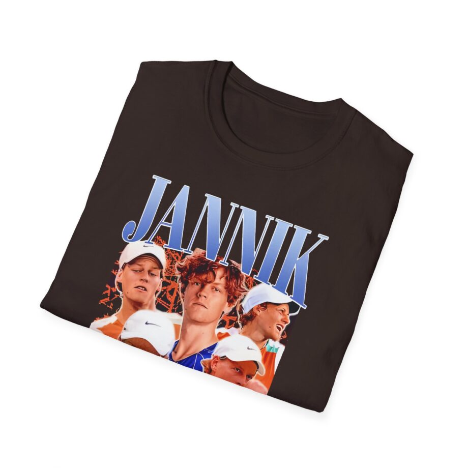 Jannik Sinner Retro Art Unisex Softstyle T-Shirt