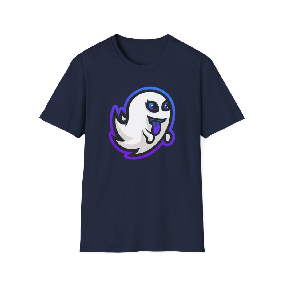 Ninja Ghosty Blue Dye Unisex Softstyle T-shirt