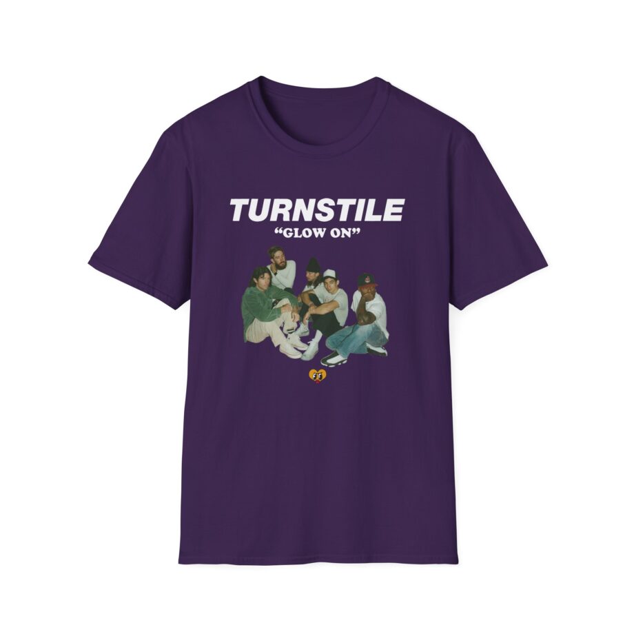 Turnstile Glow on Drawing Unisex Softstyle T-shirt