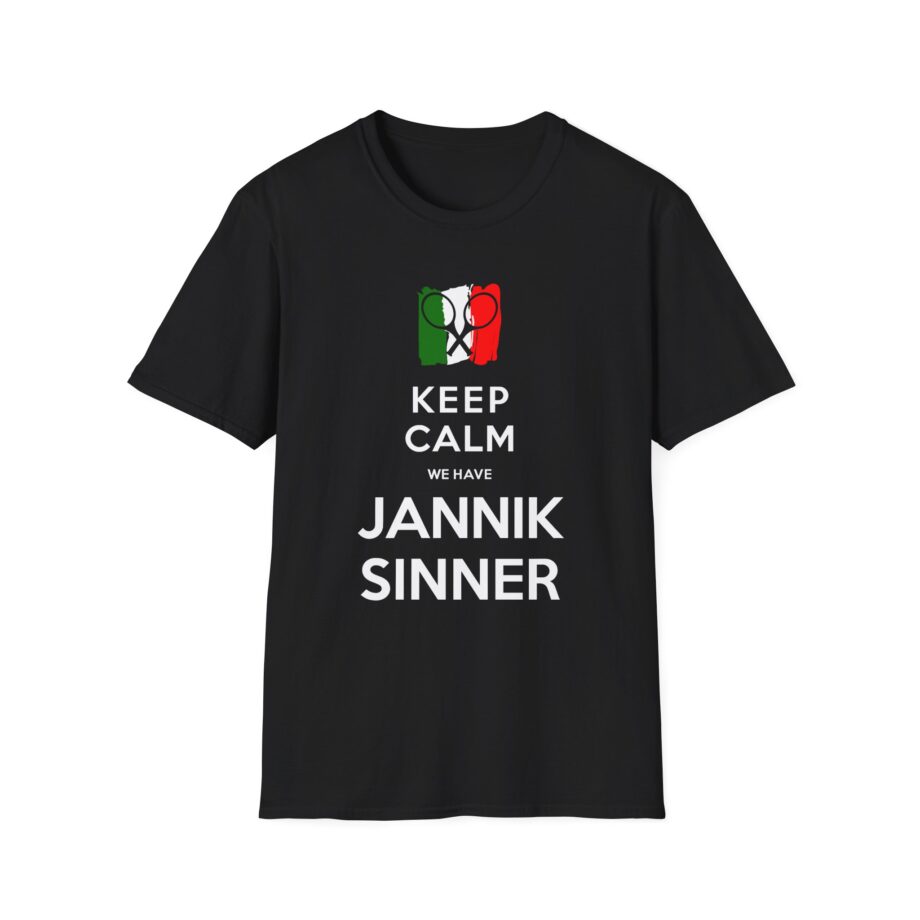 Jannik Sinner Keep Calm We Have  Unisex Softstyle T-Shirt