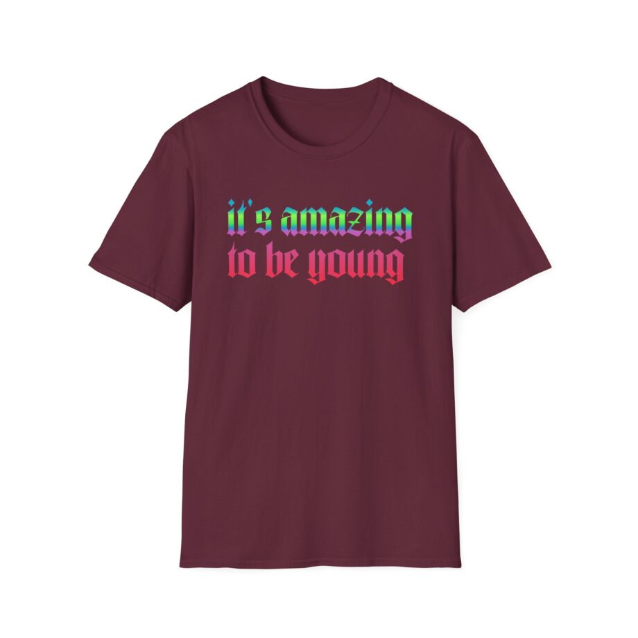 Fontaines It's Amazing To Be Young  Unisex Softstyle T-Shirt