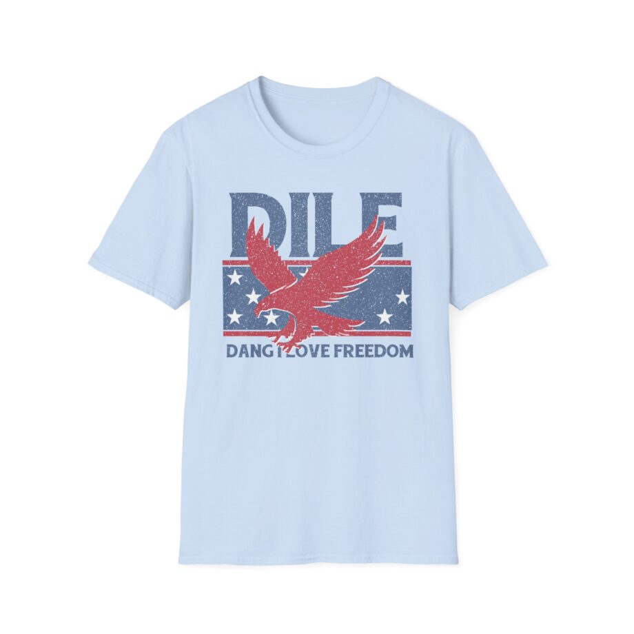 Sadie Crowell Dilf Dang I Love Freedom Unisex Softstyle T-shirt