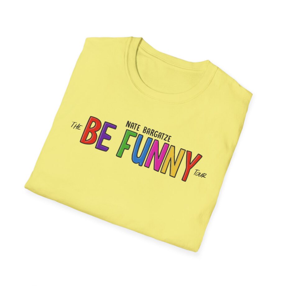 Nate Bargatze the Be Funny Tour Unisex Softstyle T-Shirt
