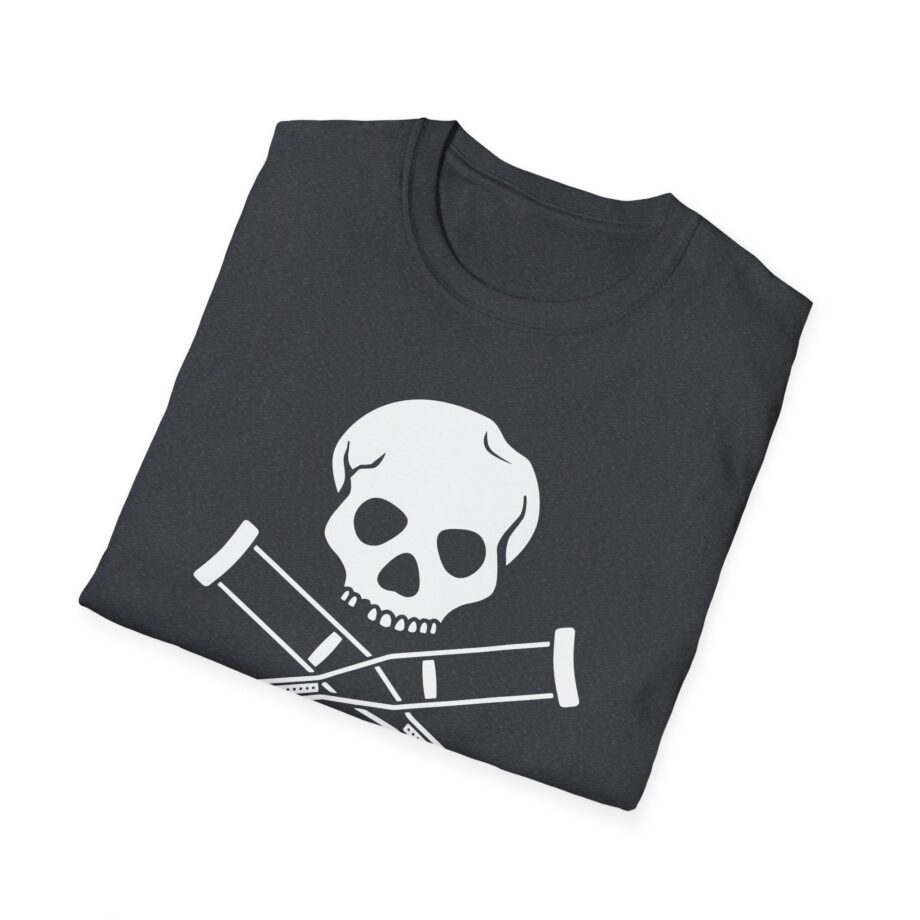 Jackass Skull and Crutches Unisex Softstyle T-Shirt