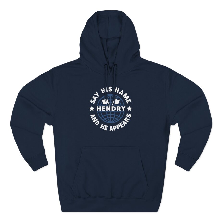 Say His Name Joe Hendry Three-Panel Fleece Hoodie