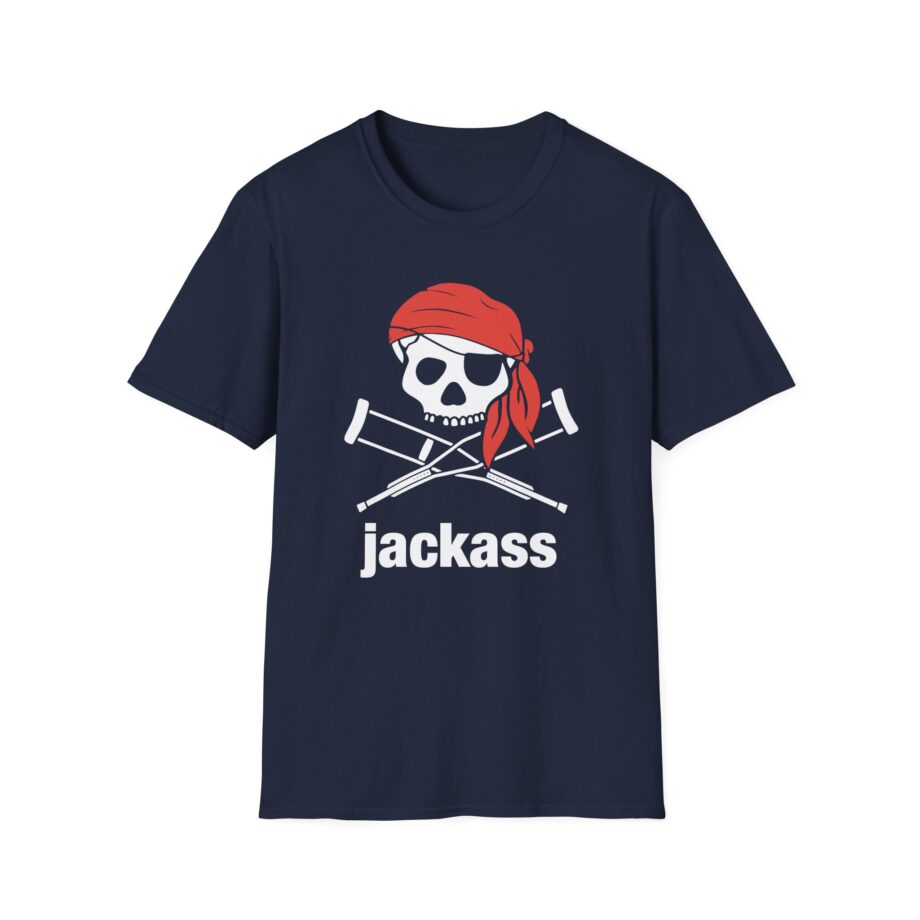 Jackass Skull and Crutches Unisex Softstyle T-Shirt