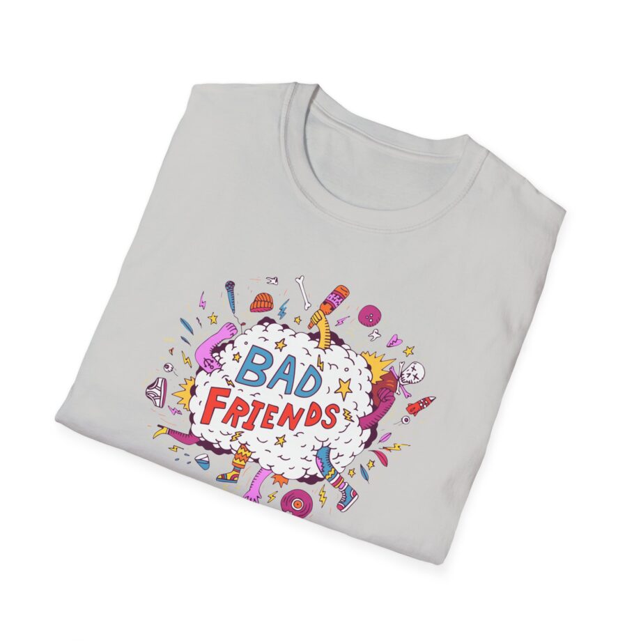 Bad Friends Fight Cloud Unisex Softstyle T-shirt
