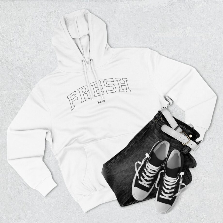 Fresh Love Varsity Three-Panel Fleece Hoodie