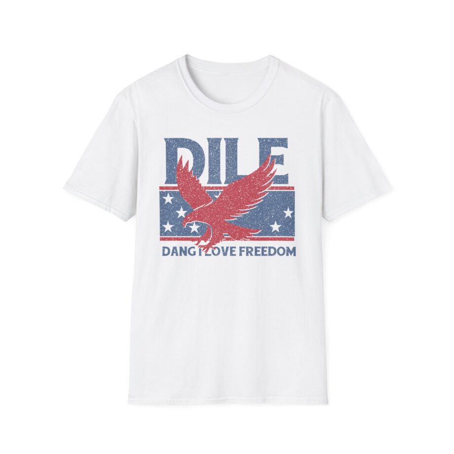 Sadie Crowell Dilf Dang I Love Freedom Unisex Softstyle T-shirt