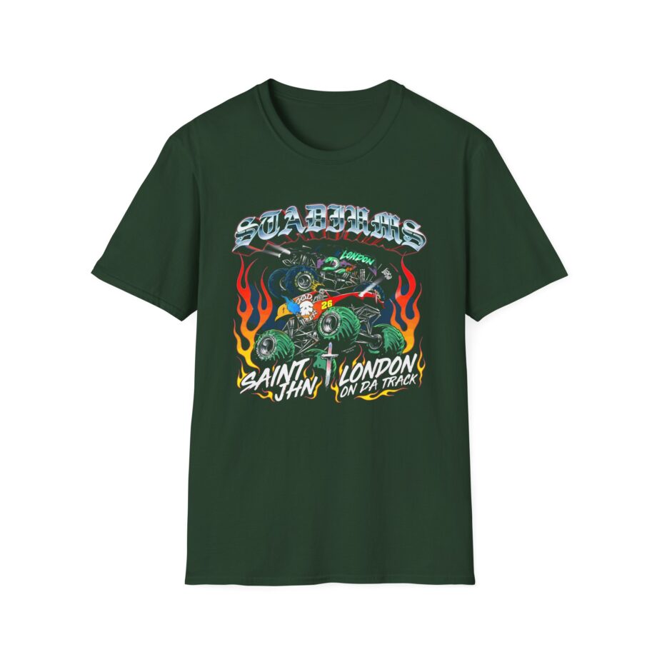 Saint Jhn Stadiums With London on Da Track Unisex Softstyle T-Shirt