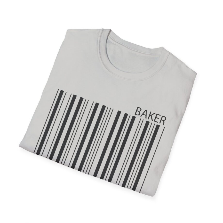 Maverick Barcode Baker Unisex Softstyle T-shirt