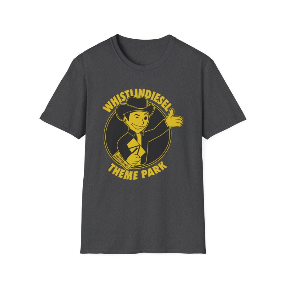 Whistlindiesel Theme Park Unisex Softstyle T-shirt