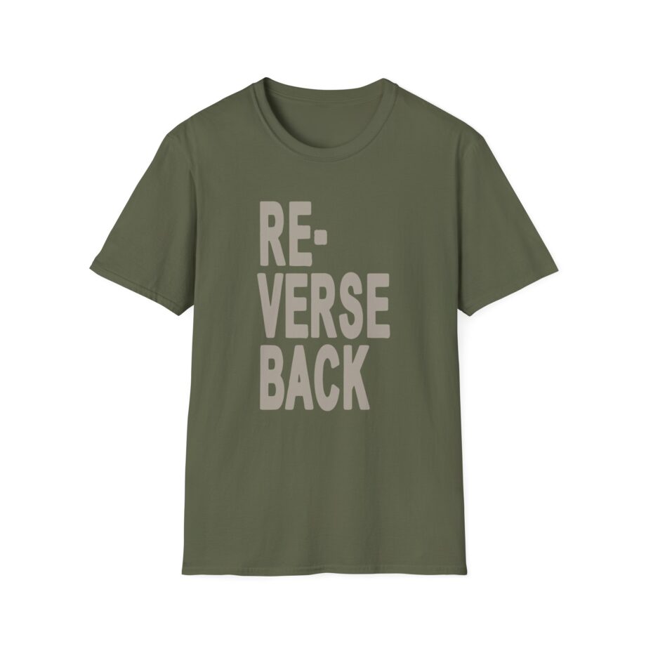 Armchair Expert Reverse Back Unisex Softstyle T-shirt