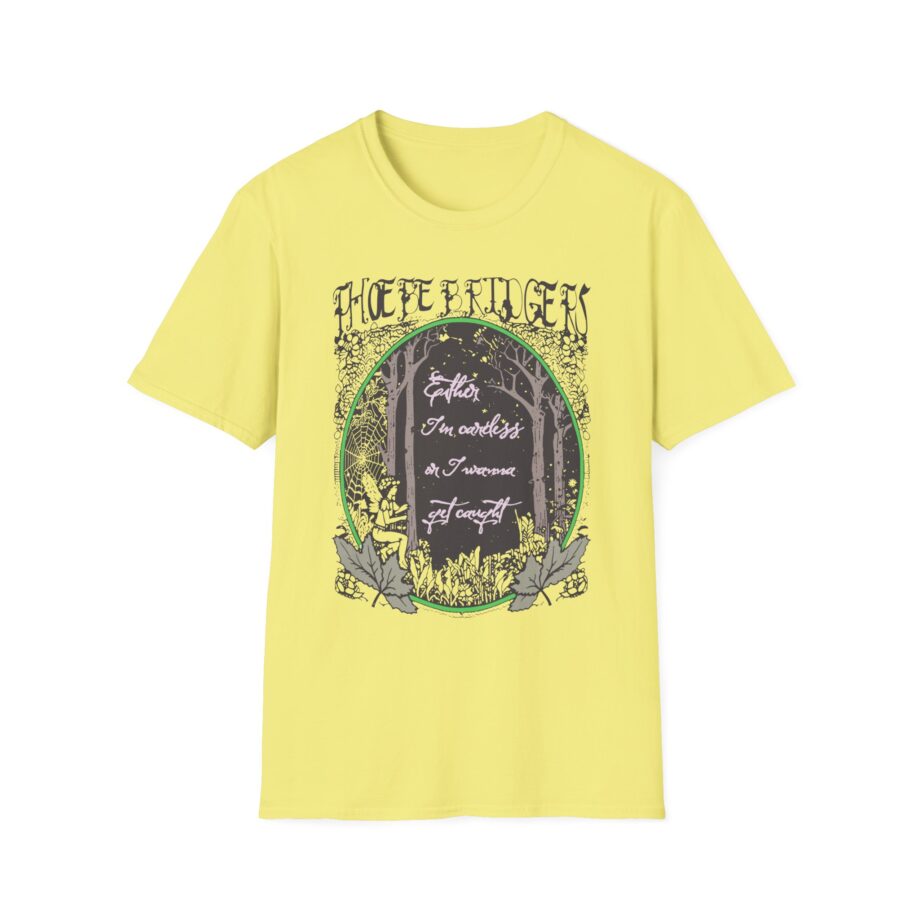 Phoebe Bridgers Ether Tin Cartels on I Wanna Get Caught Unisex Softstyle T-shirt