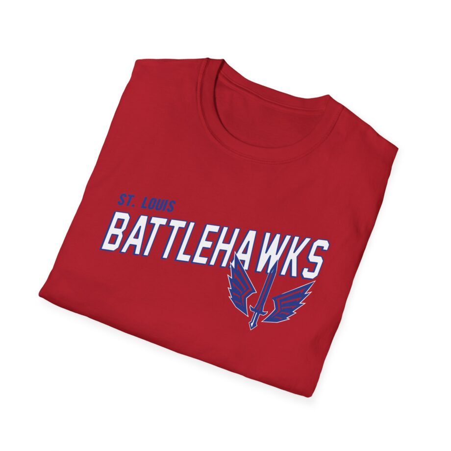 St. Louis Battlehawks 108 Stitches Tarc Merman  Unisex Softstyle T-Shirt