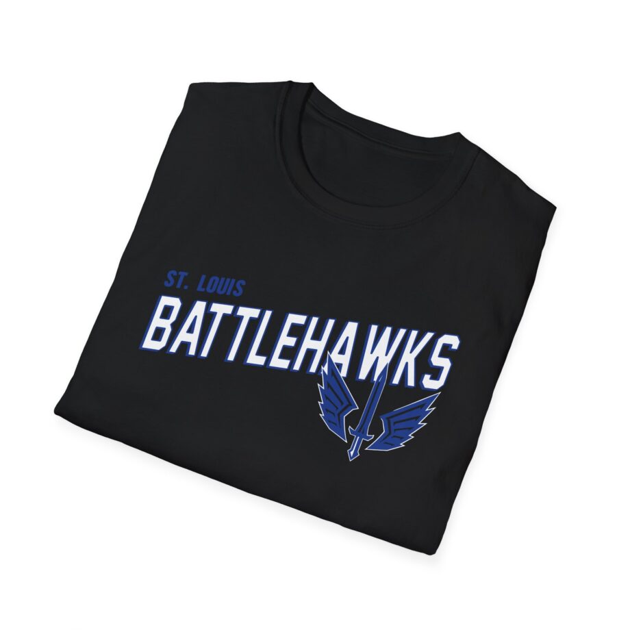 St. Louis Battlehawks 108 Stitches Tarc Merman  Unisex Softstyle T-Shirt