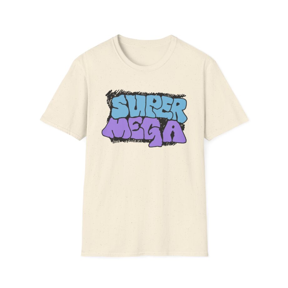 Supermega Funny Brothers Doodle  Unisex Softstyle T-shirt
