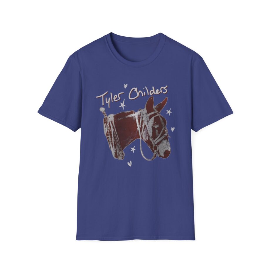 Tyler Childers Green Youth Mule Unisex Softstyle T-shirt