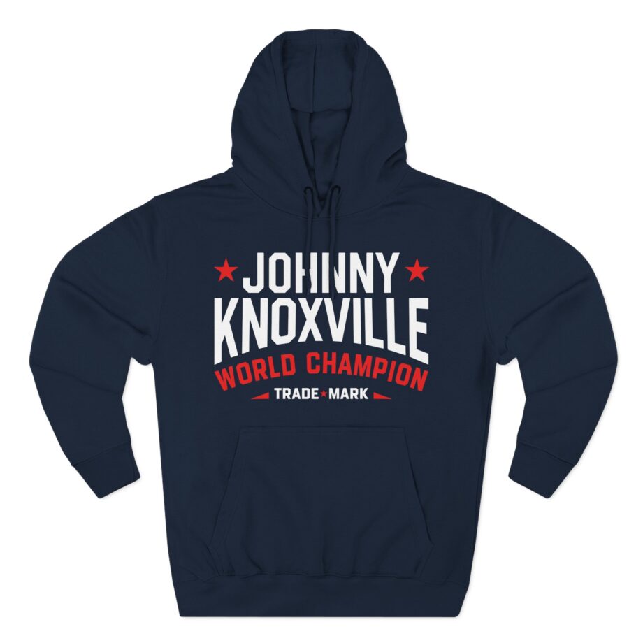 Jackass Johnny Knoxville World Champion Trade Mark Three-Panel Fleece Hoodie