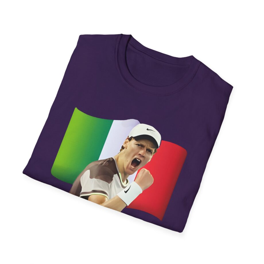 Jannik Sinner Italian Tennis Star Fan Unisex Softstyle T-Shirt