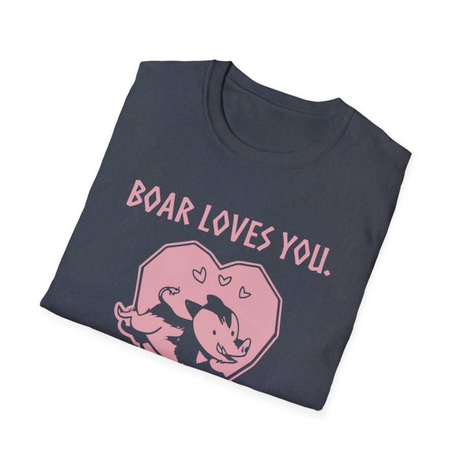 Valheim Boar Loves You Unisex Softstyle T-shirt