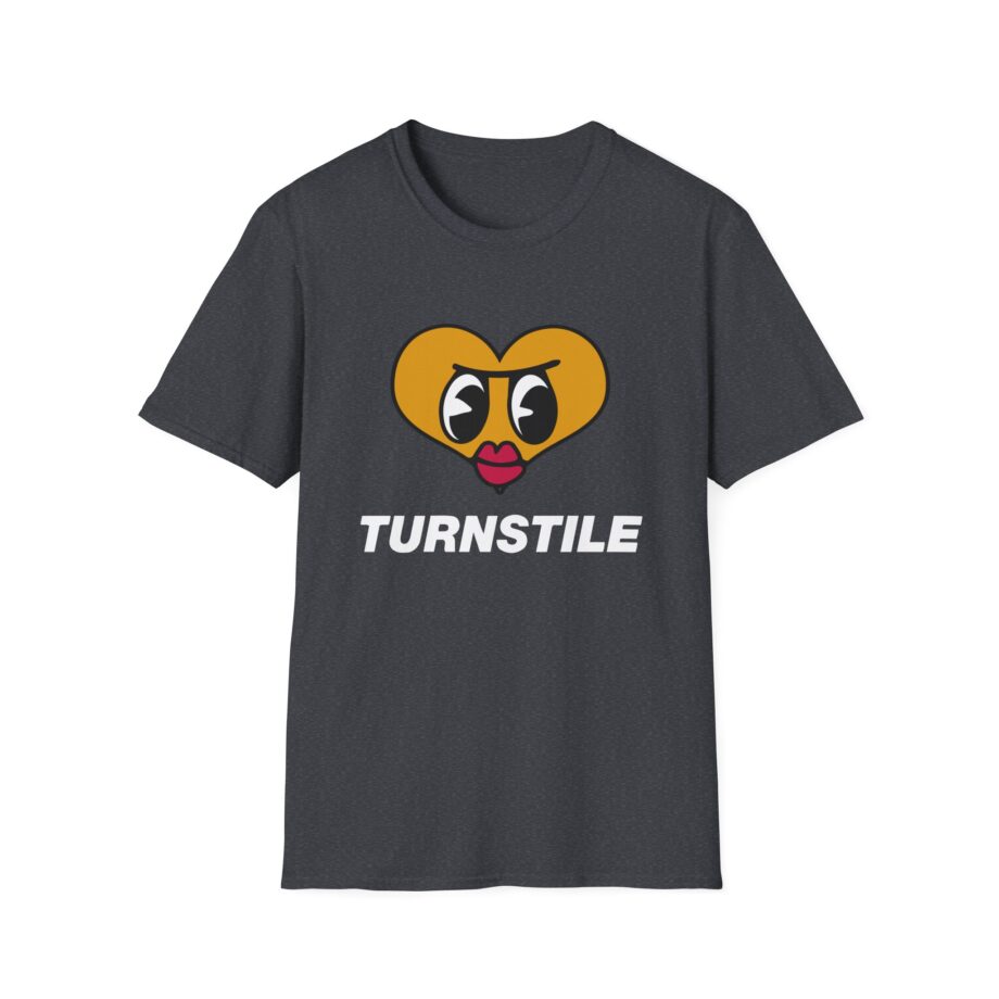 Turnstile Heart Unisex Softstyle T-shirt