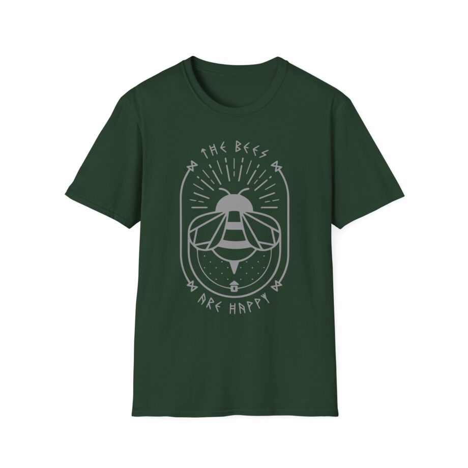 Valheim the Bees Are Happy Unisex Softstyle T-shirt