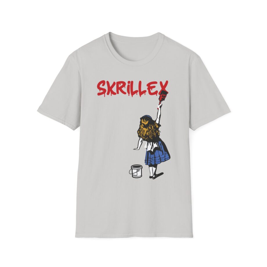 skrillex red girl Unisex Softstyle T-Shirt
