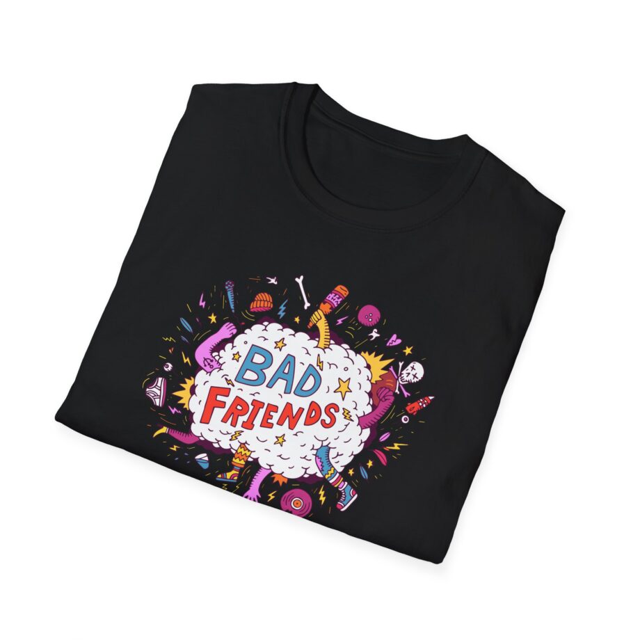 Bad Friends Fight Cloud Unisex Softstyle T-shirt