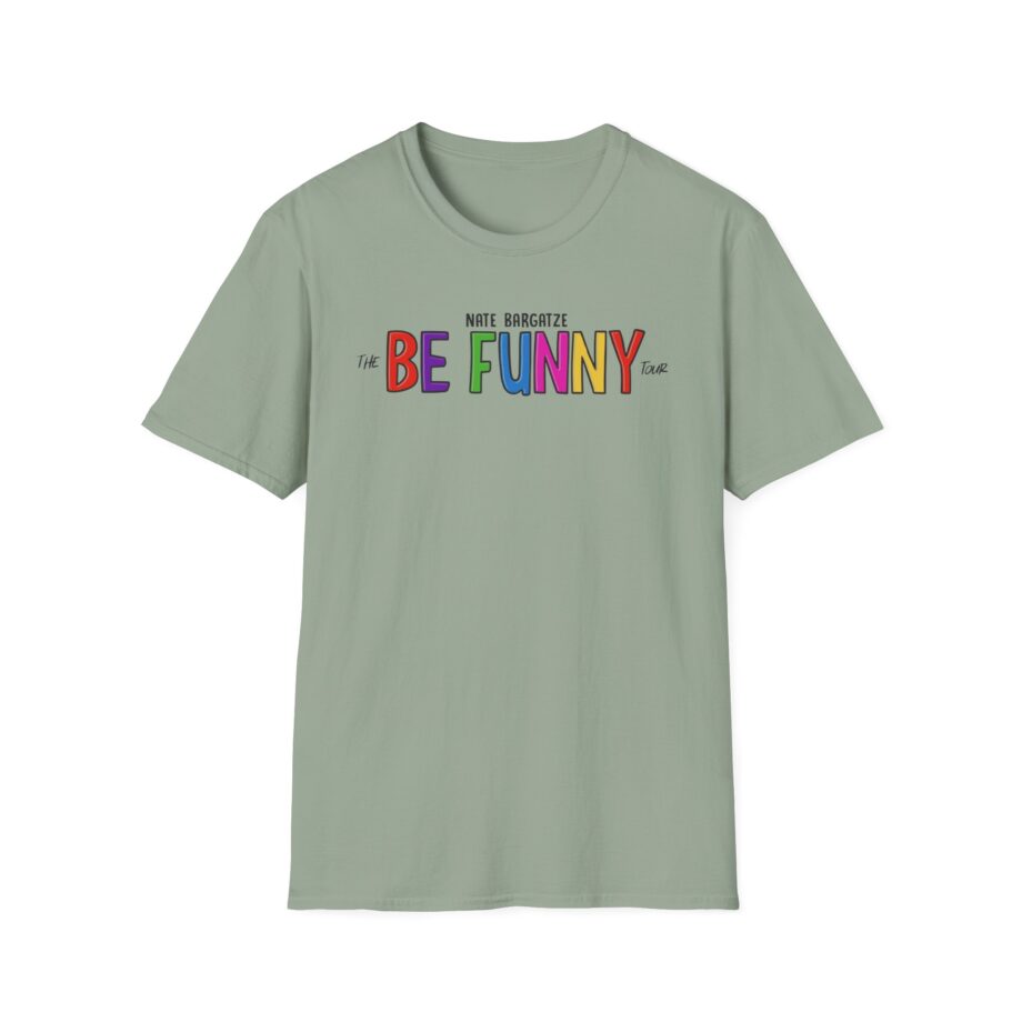 Nate Bargatze the Be Funny Tour Unisex Softstyle T-Shirt