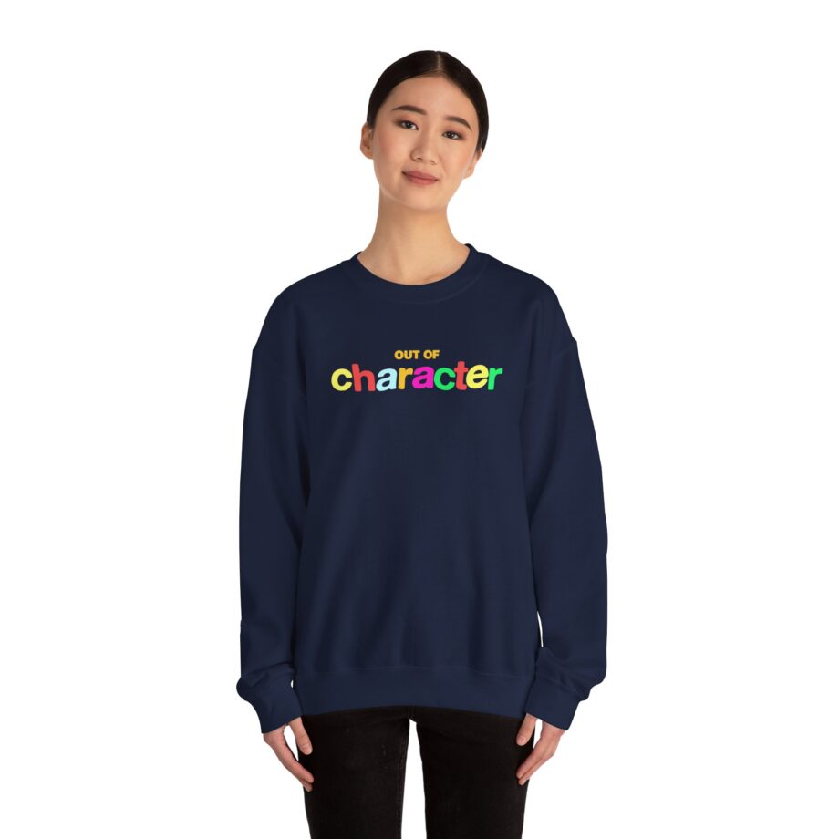 Slushy Noobz  Out Of Character Unisex Heavy Blend Crewneck Sweatshirt