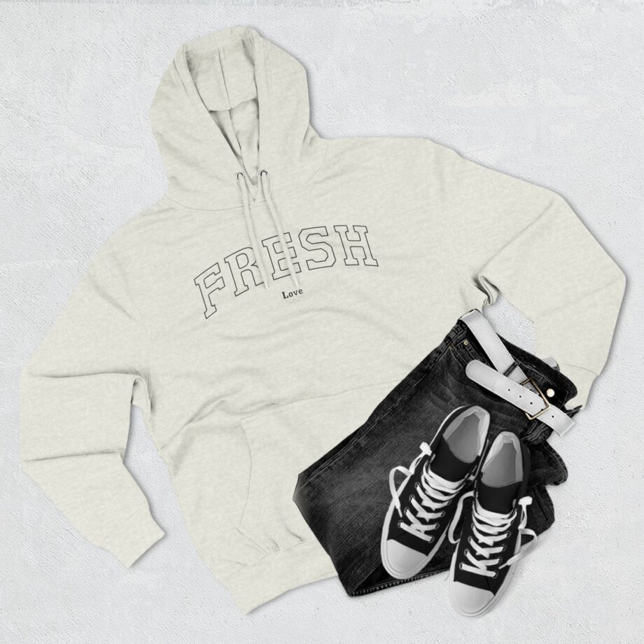 Fresh Love Varsity Three-Panel Fleece Hoodie
