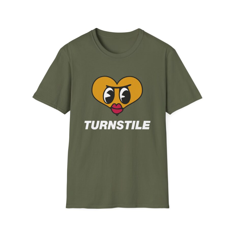 Turnstile Heart Unisex Softstyle T-shirt