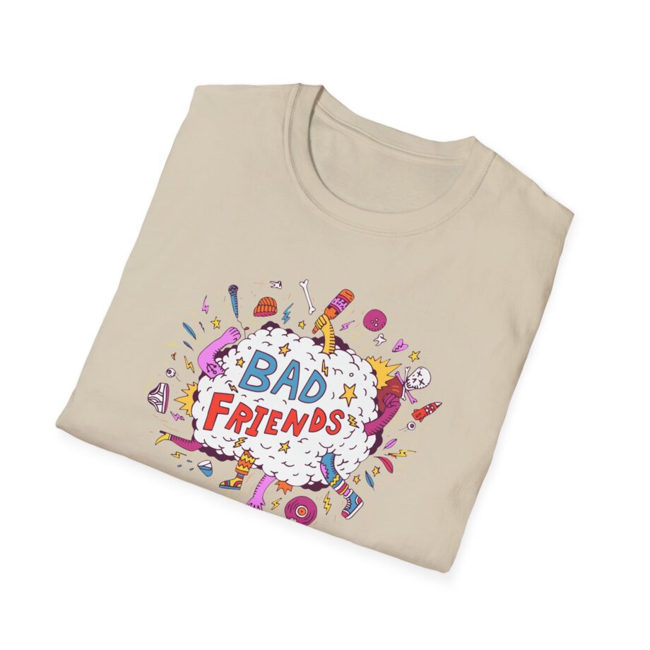 Bad Friends Fight Cloud Unisex Softstyle T-shirt